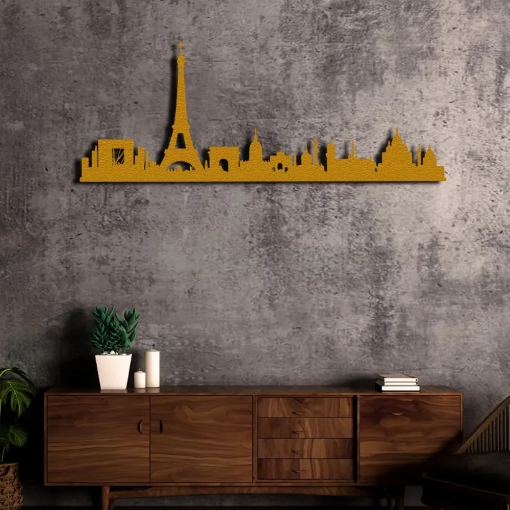 Laptop Mouse - CIFbuy Parijs-thema metalen wanddecoratie, gaming-muismat met
