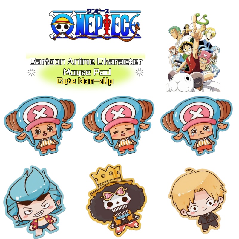 Laptop Mouse - One Piece cartoon anime karakter schattige
