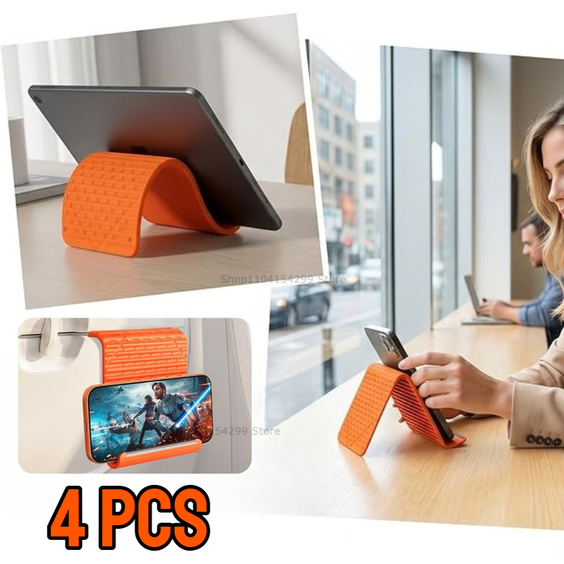 Laptop Stand - Flexibele opvouwbare siliconen telefoonhouder, draagbare verstelbare