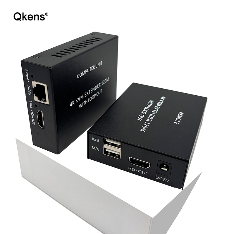 Hdmi Cable - 4K HDMI KVM Extender via RJ45