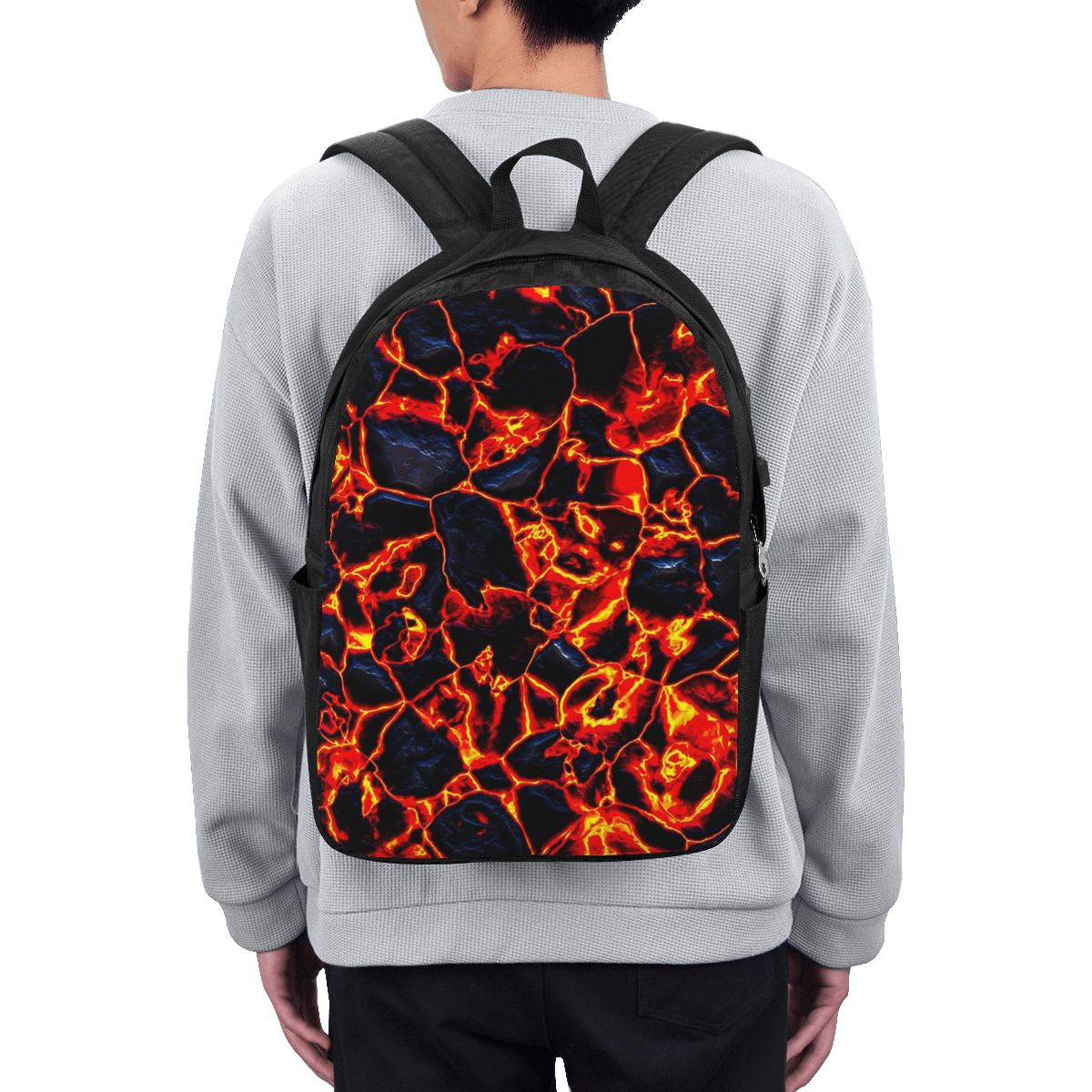 Laptop Bag - Magma Volcano Lava Fire Rugzak Reisnotebooktas
