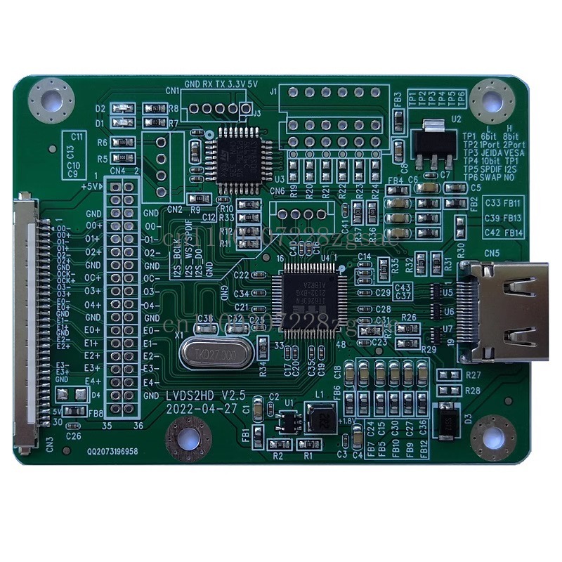 Hdmi Cable - LVDS naar HDMI-adapterbord LVDS dubbele 8