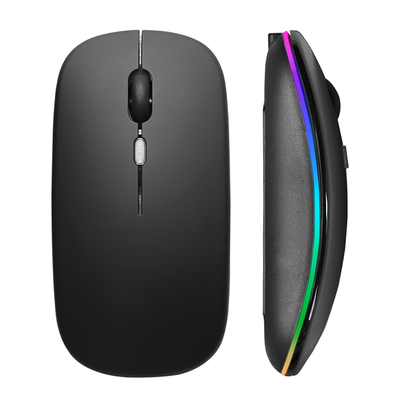 Laptop Mouse - Draadloze Muis RGB Oplaadbare USB 2.4GHz