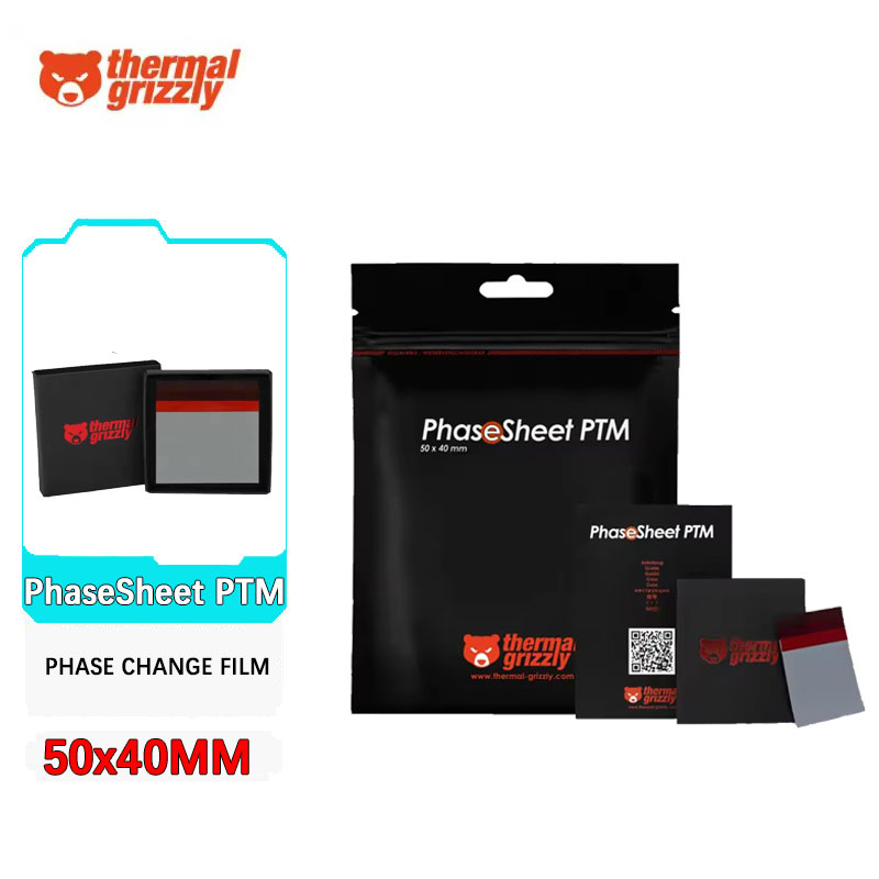 Laptop Cooling Pad - Thermische Grizzly PhaseSheet PTM Faseverandering siliconenvetblad