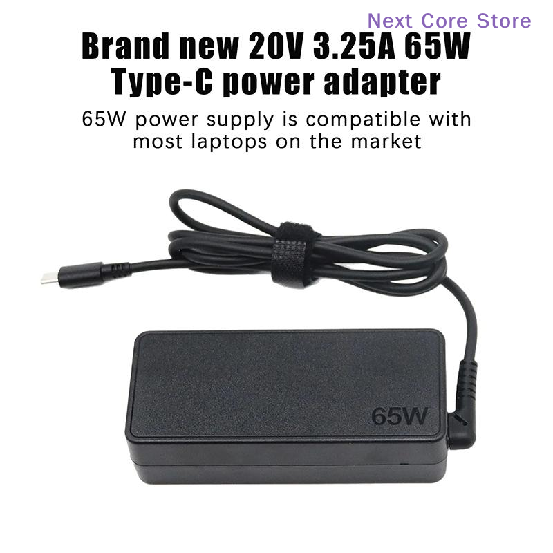 Laptop Charger - [NC]1Pc 20v3.25a 65w Type-c voedingsadapter laptoplader