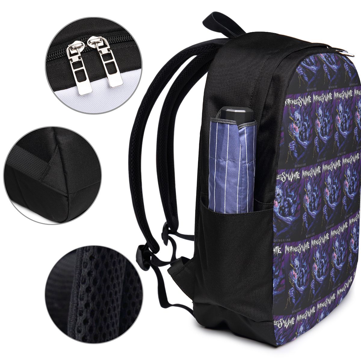 Roerloos in witte rugzak Reisn - Laptop Bag recensie en prijs