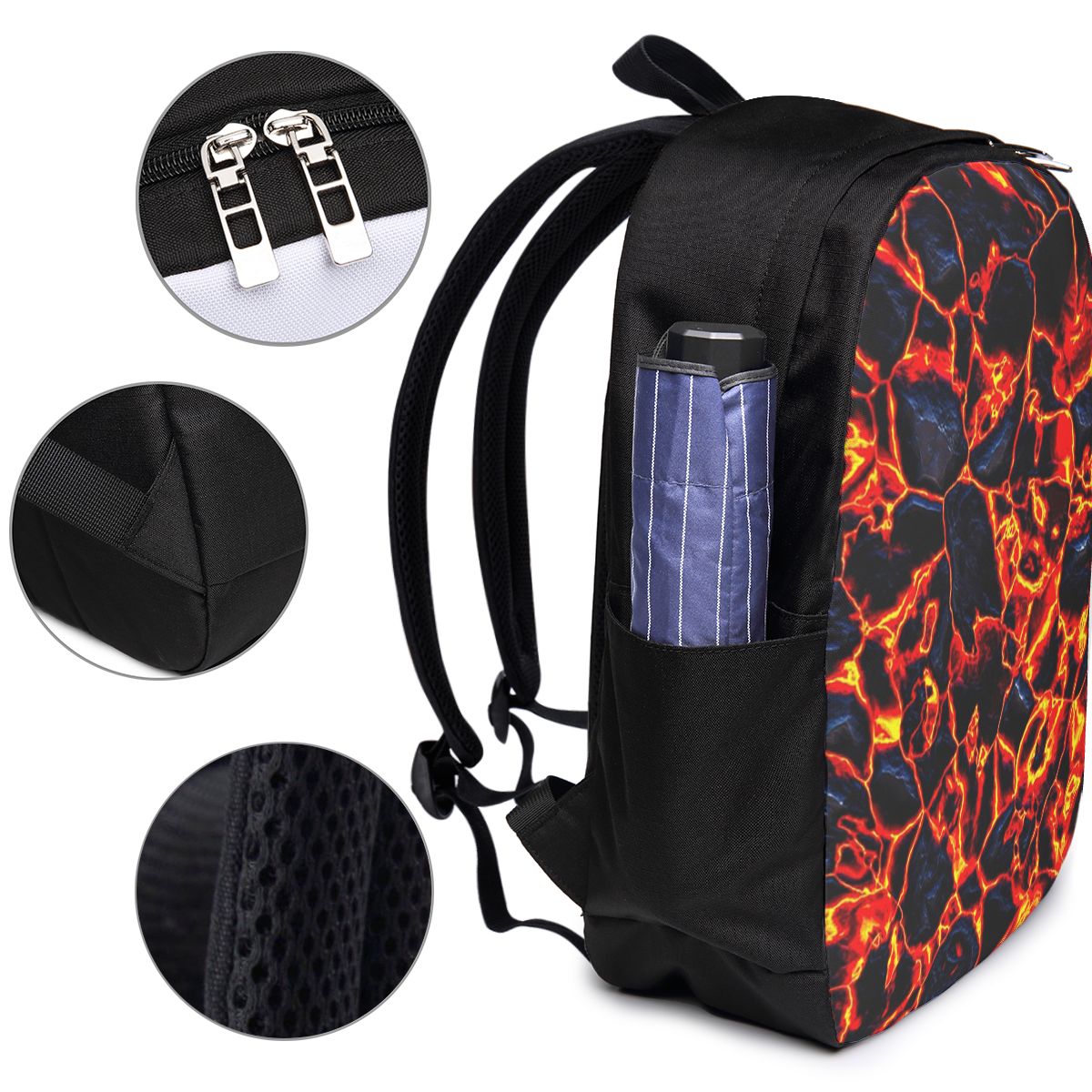 Magma Volcano Lava Fire Rugzak - Laptop Bag recensie en prijs