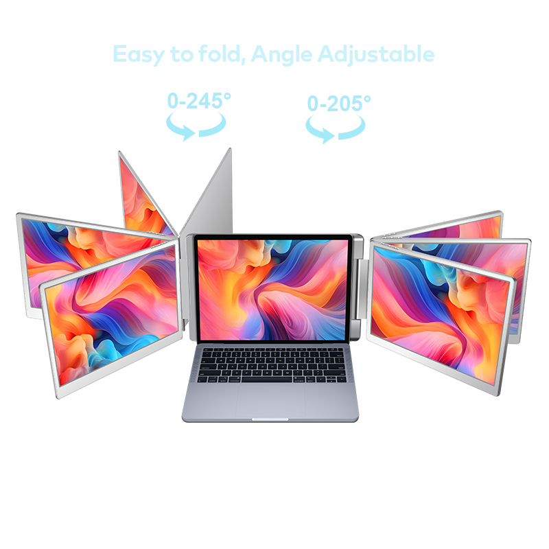Dubbel scherm Draagbare LCD-mo - Laptop Stand recensie en prijs