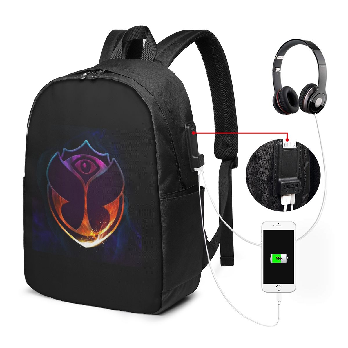 Tomorrowland Butterfly Backpac - Laptop Bag recensie en prijs