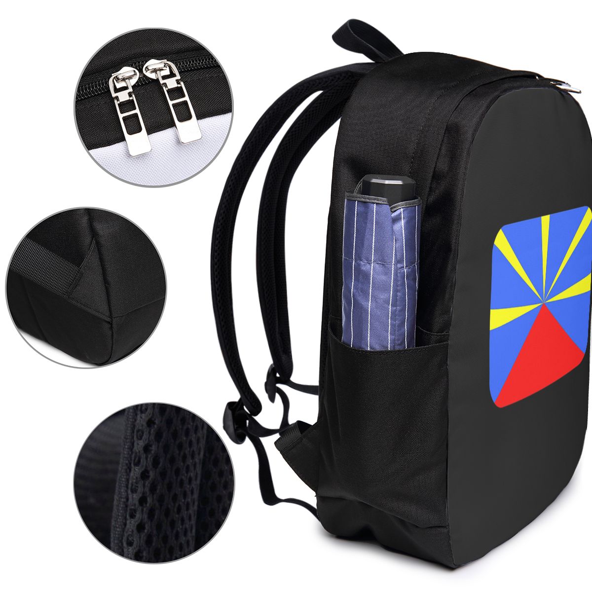 974 Reunion Island Flag Rugzak - Laptop Bag recensie en prijs