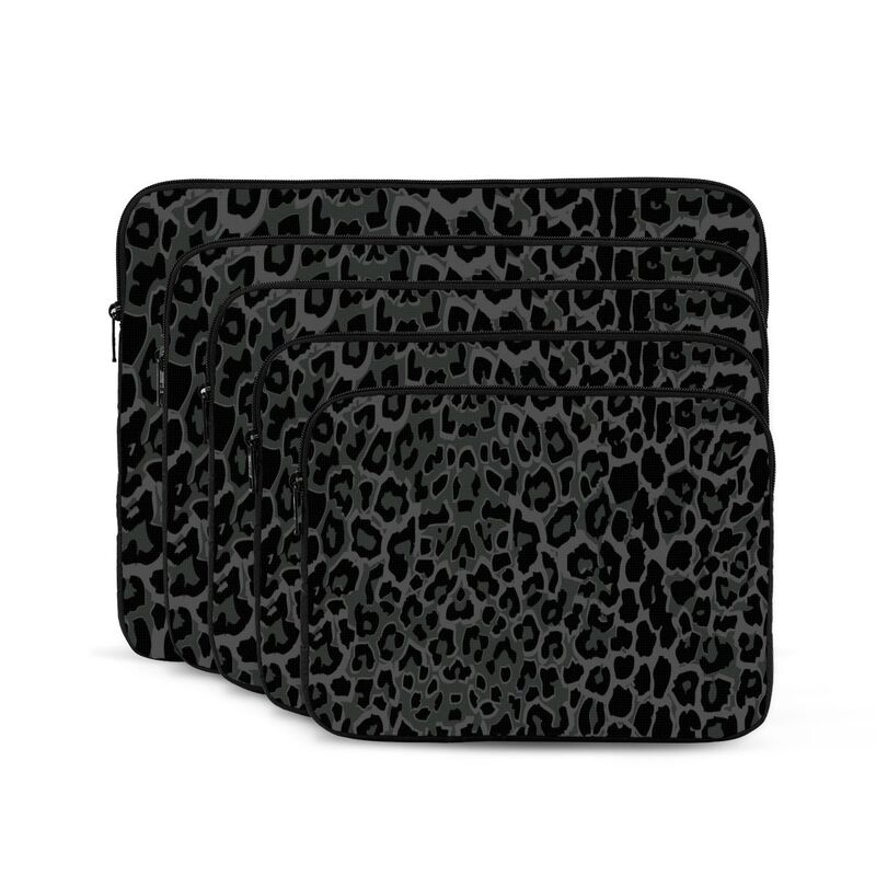 Zwarte luipaardprint laptophoe - Laptop Sleeve recensie en prijs