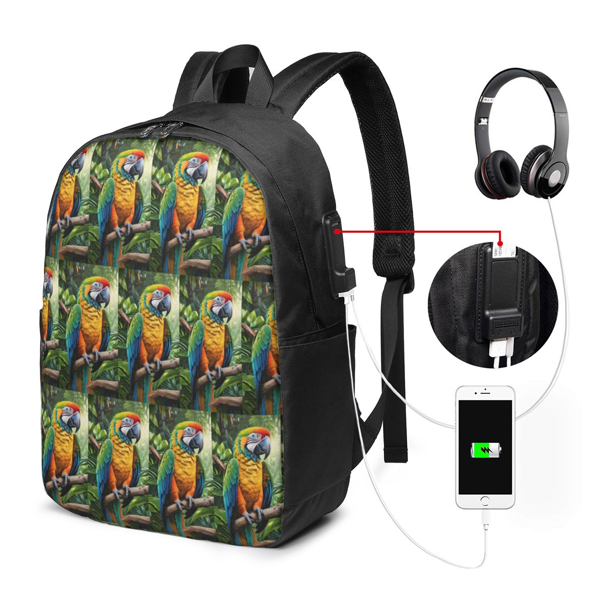 Leuke Macaw Parrots Rugzak Rei - Laptop Bag recensie en prijs