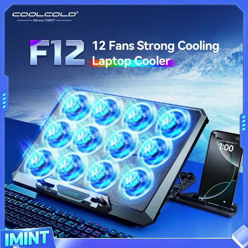 COOLCOLD Laptopkoelpad met 12  - Laptop Stand recensie en prijs